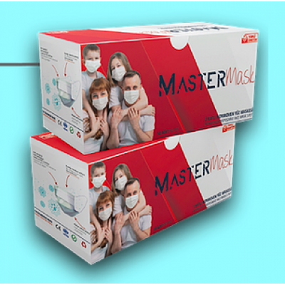 Master Mask 3 Katlı Cerrahi Tek Kullanımlık Medikal Maske
