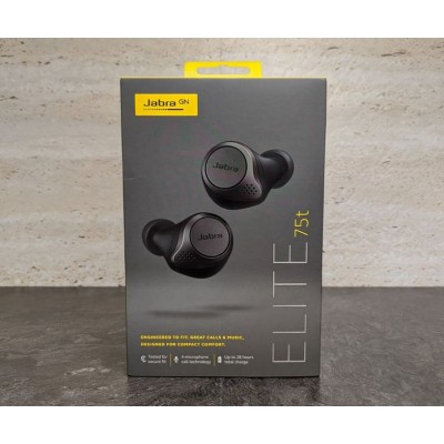 Jabra Elite 75T Bluetooth Kulaklık Titanyum Siyah 